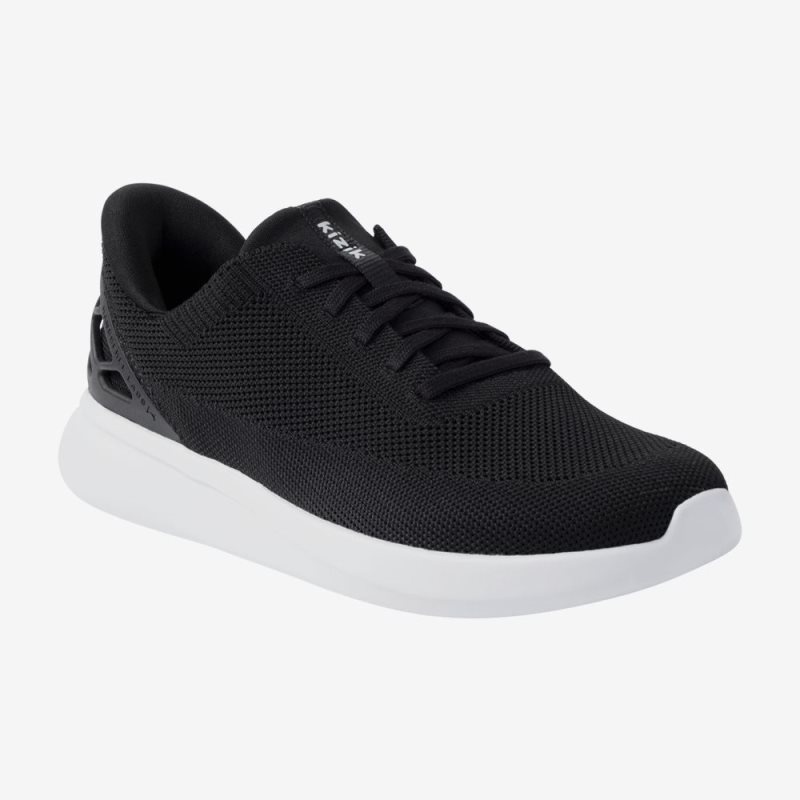 Kizik Athens Kids' Sneakers Black | OXED9437