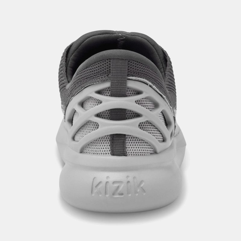 Kizik Athens Kids' Sneakers Dark Grey | VFXH2576