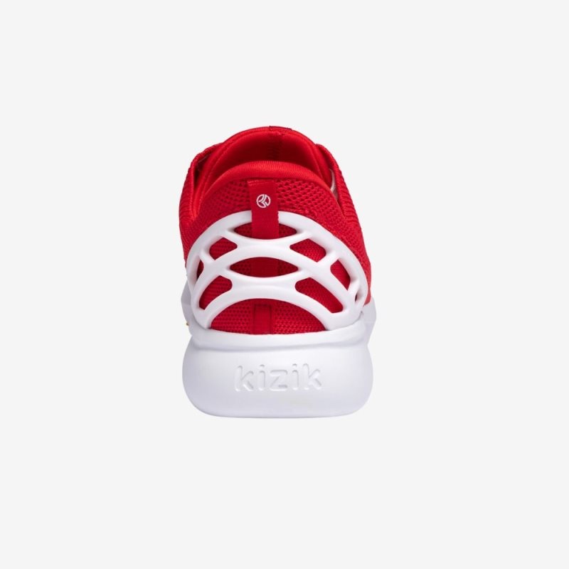 Kizik Athens Kids' Sneakers Red | JDUI2002