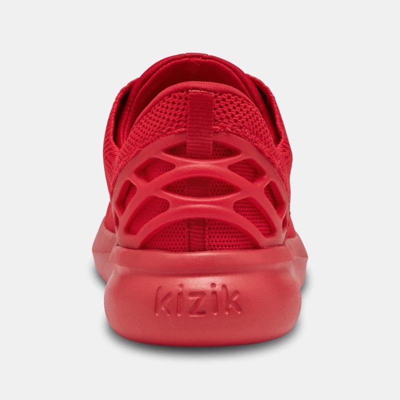 Kizik Athens Kids' Sneakers Red | TLLJ1075