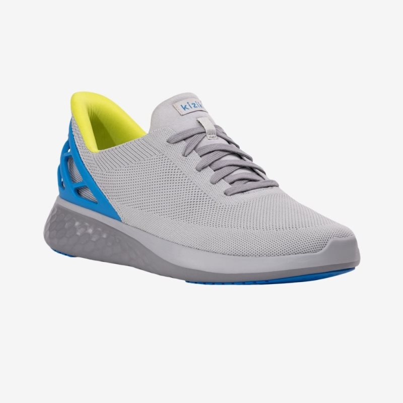 Kizik Athens Men's Sneakers Grey | VJET3599