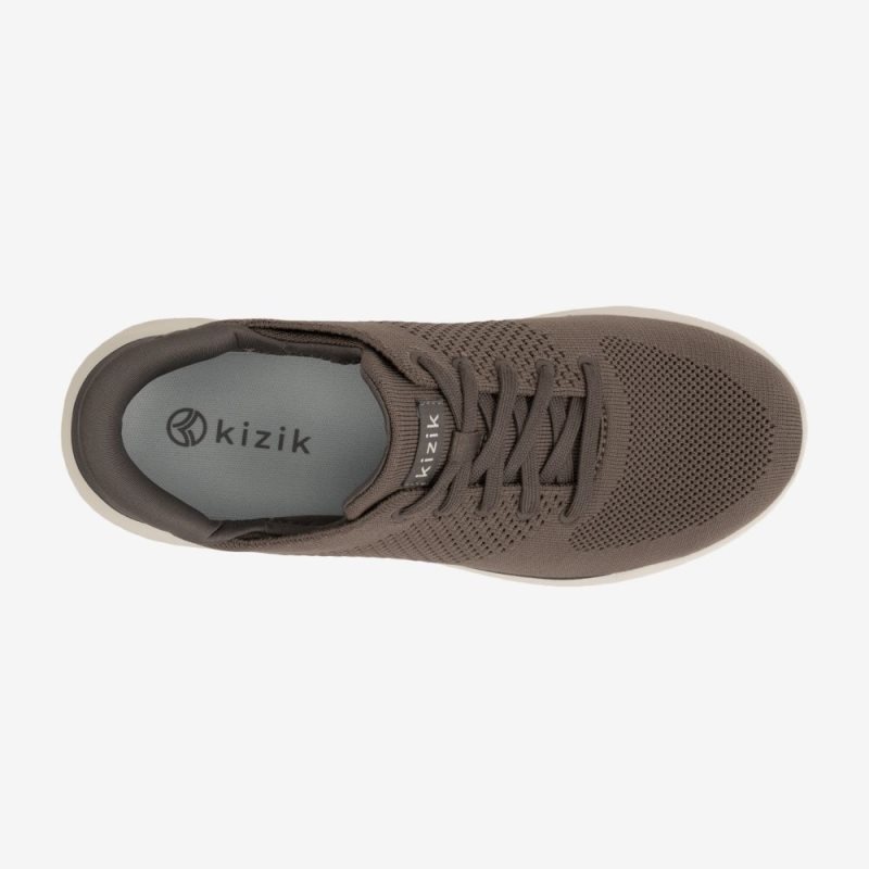 Kizik Lima Men's Sneakers Brown | ZVXB0476