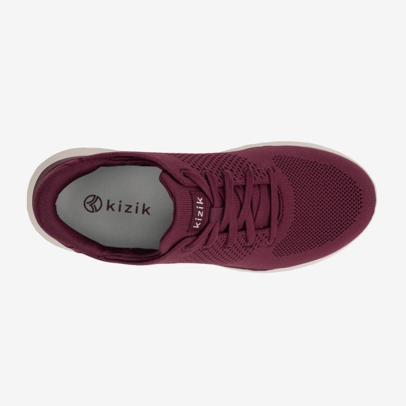Kizik Lima Men's Sneakers Merlot | LDWE9336