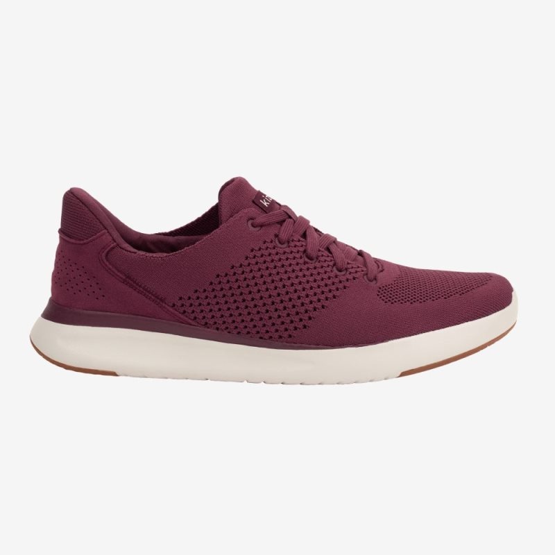 Kizik Lima Women's Sneakers Merlot | IPWV7513