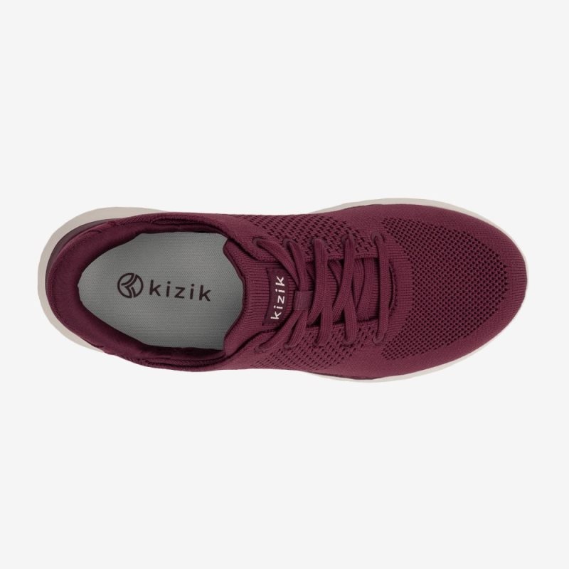 Kizik Lima Women's Sneakers Merlot | IPWV7513