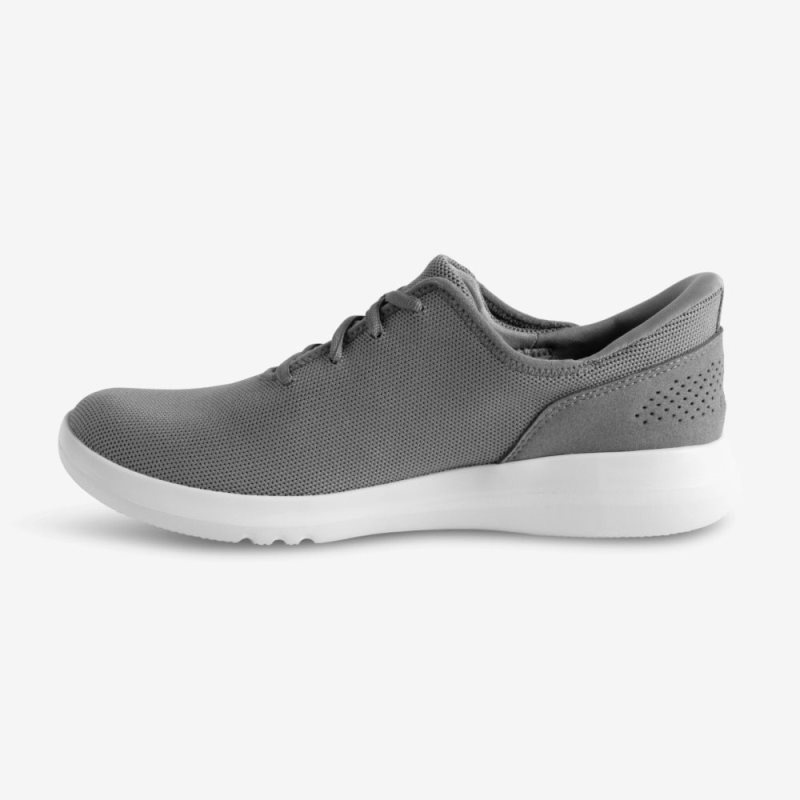 Kizik Madrid Eco Knit Men's Sneakers Light Grey | MFCF5087