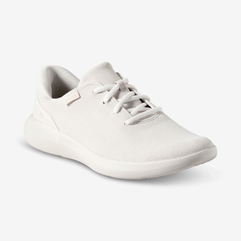 Kizik Madrid Eco Knit Men's Sneakers Marshmallow | TSJP5236