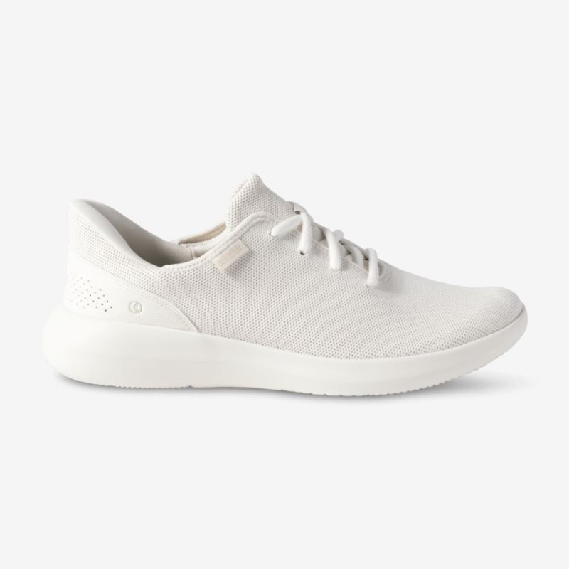 Kizik Madrid Eco Knit Men's Sneakers Marshmallow | TSJP5236