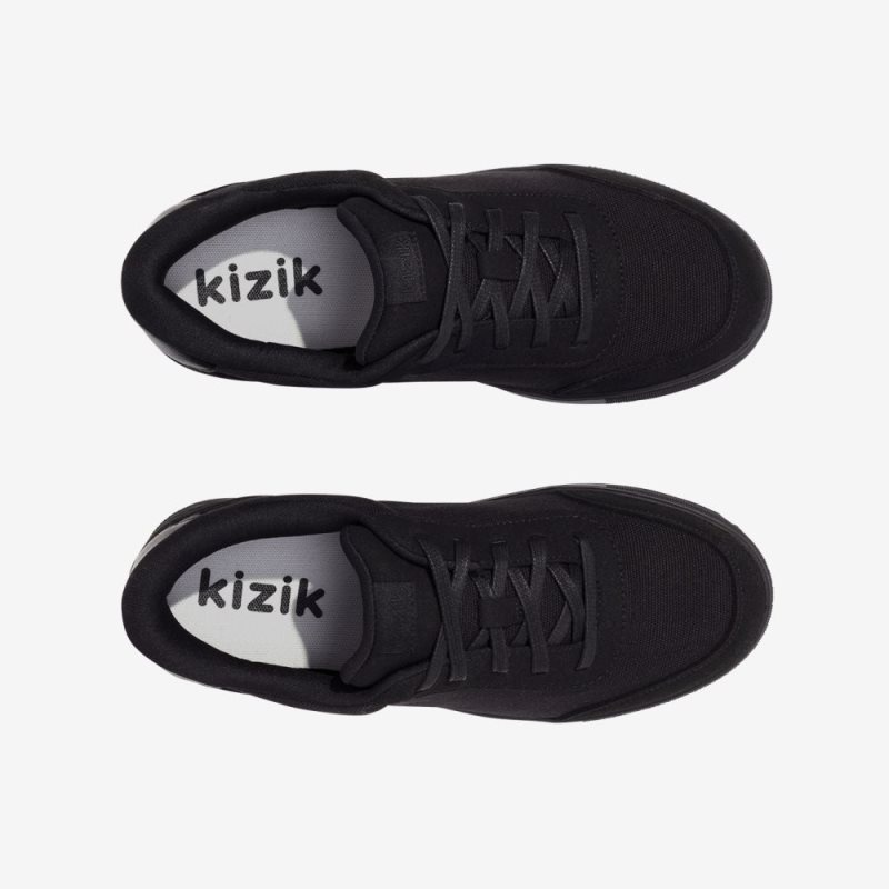 Kizik Prague Kids' Casual Shoes Black | KKOK1038