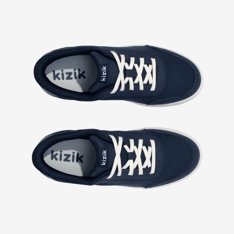 Kizik Prague Kids' Casual Shoes Blue | VDDW6018