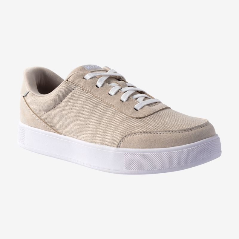 Kizik Prague Kids' Casual Shoes Bone | DKZC1077