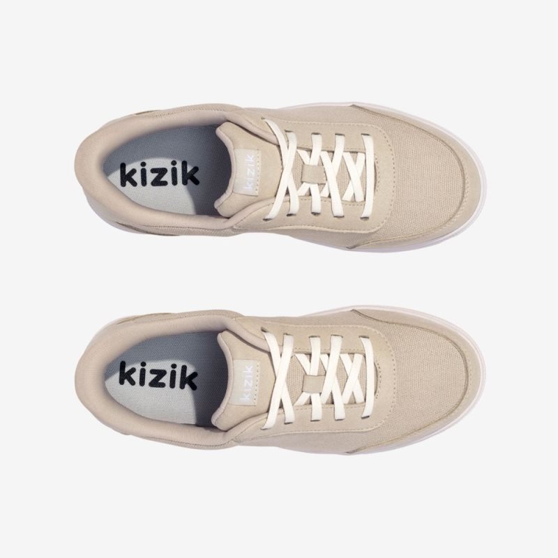 Kizik Prague Kids' Casual Shoes Bone | DKZC1077