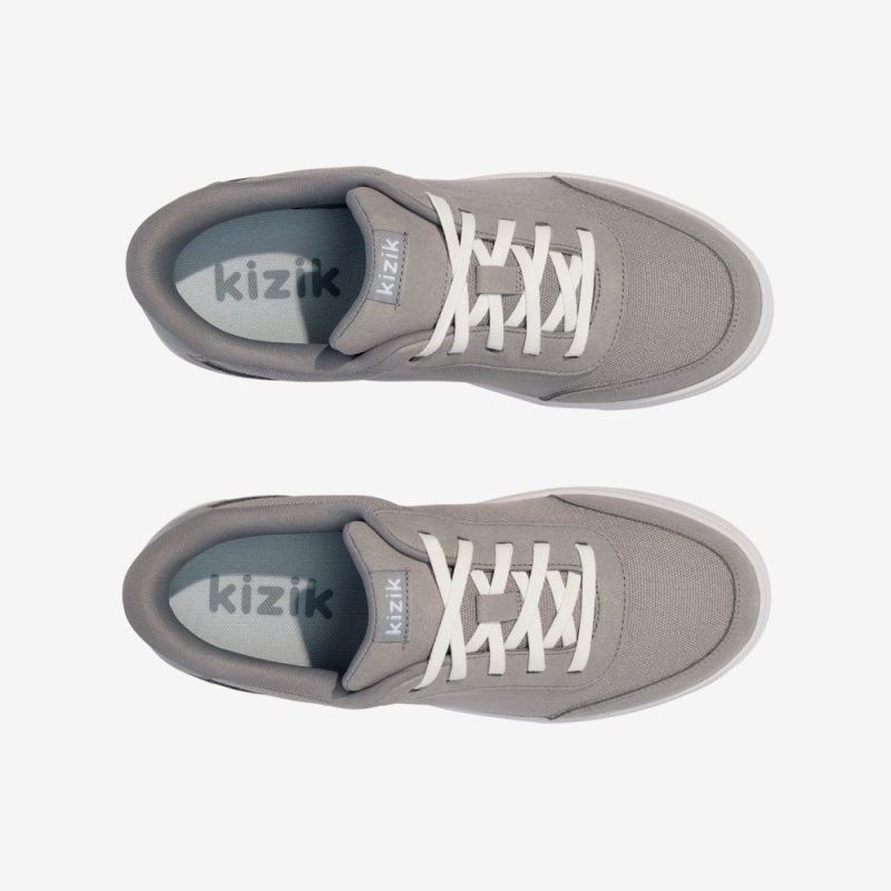 Kizik Prague Kids' Casual Shoes Grey | KGDM9918