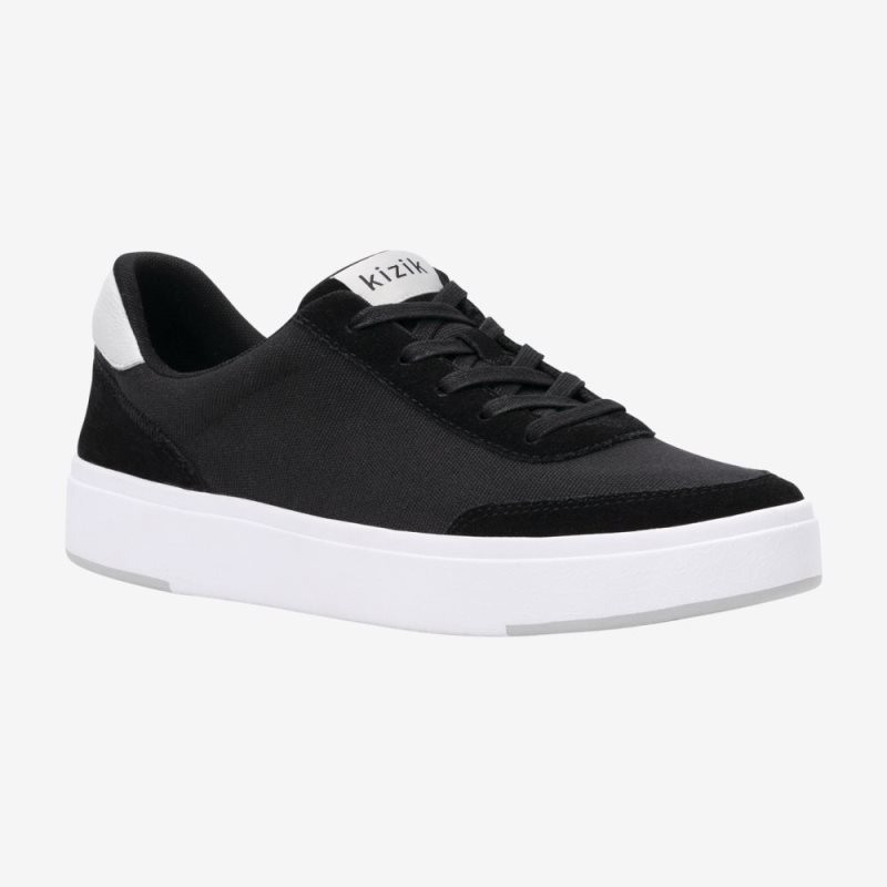 Kizik Prague Men's Casual Shoes Black | TIXR0719