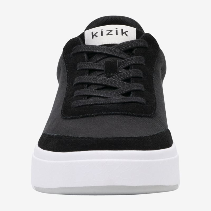 Kizik Prague Men's Casual Shoes Black | TIXR0719