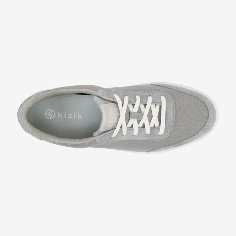 Kizik Prague Men's Casual Shoes Grey | LQCA6145