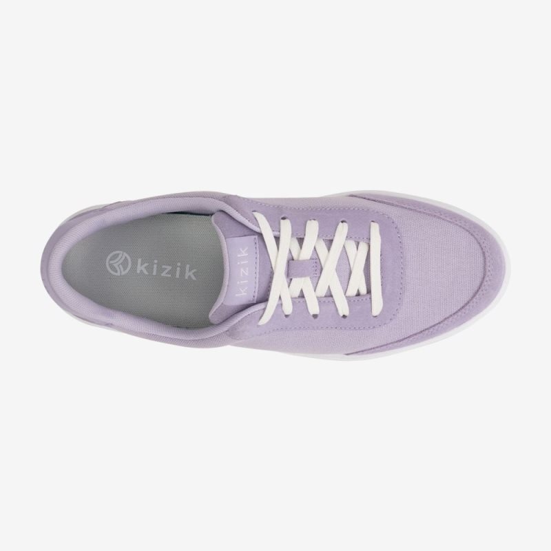 Kizik Prague Women's Casual Shoes Lavender | PCUZ4146