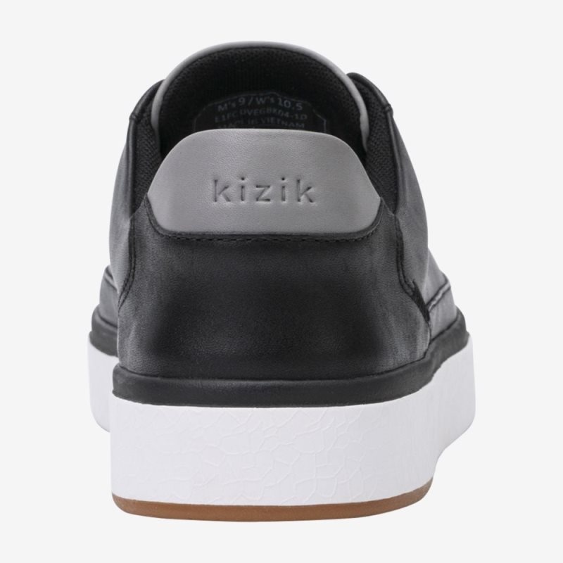 Kizik Vegas Men's Casual Shoes Black | IPYE3952
