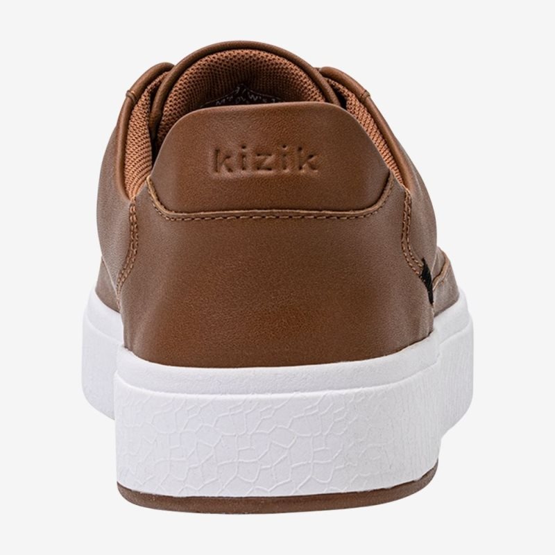 Kizik Vegas Men's Casual Shoes Brown | SVIZ9468